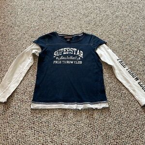 Crazy Girl Navy “ Superstar “ Top